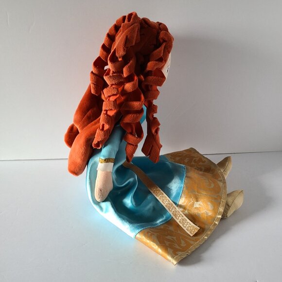 MERIDA DISNEY STORE BRAVE PRINCESS 20 INCH DOLL PLUSH RED HAIR - Picture 5 of 13